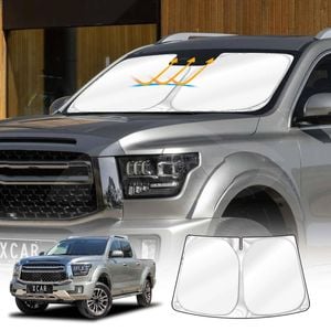 WindScreen Sun Shade for GWM Cannon Alpha 2024-Onwards Blocks UV Rays Wind Screen Sun Visor