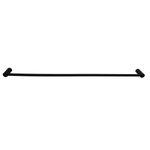 Barelli 600mm Matte Black Ambiente Single Towel Rail