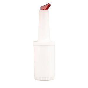 Olympia Juice Pour And Store Bar Container Red 1l 330x95mm