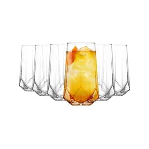 LAV Valeria Highball Glasses - 460ml - Clear - Pack of 6