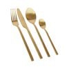 Argon Tableware 16pc Stainless Steel Cutlery Set - Durable Rust Resistant Stainless Steel Dishwasher Safe Flatware Set