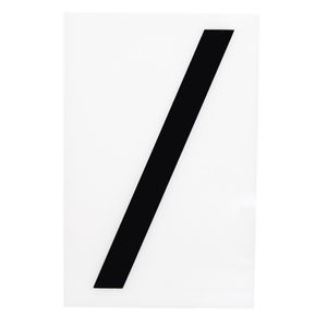 Sandleford 85 x 55mm Black & White Self Adhesive Letter "/"