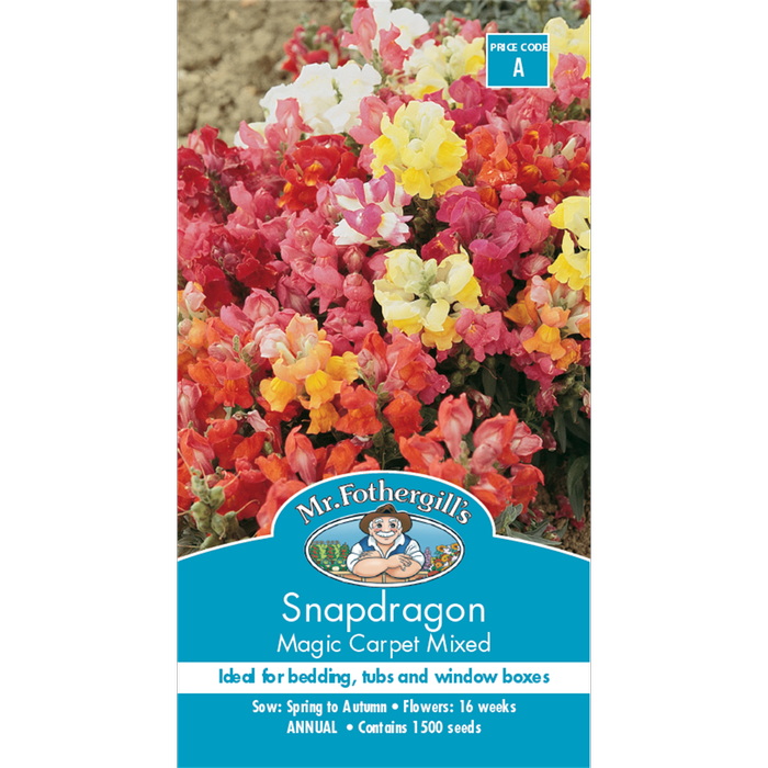 Mr Fothergill's Seed Snapdragon Magic Carpet