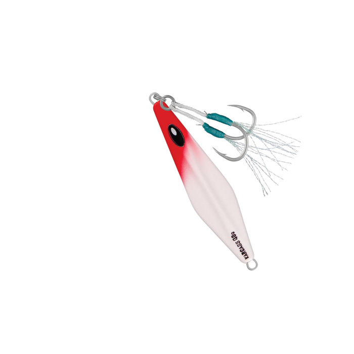 Halco Karcass Slow Pitch Fishing Metal Jig 40g H53 White Red Head