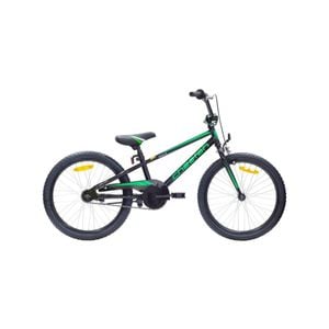 Cheetah Amigo Boys 20 Inch Bike Gloss Black/Neon Green/Silver 5-8y