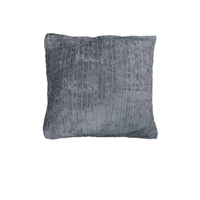 Eliot Striped Double Sided Filled Cushion Square - 45cm x 45cm Charcoal