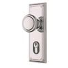 Gainsborough Bright Chrome Single Cylinder Trilock Traditional Knobset