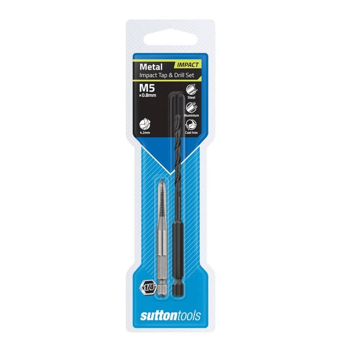 Sutton Tools 4.2mm M5 1/4 Hex Impact Tap And Drill Set