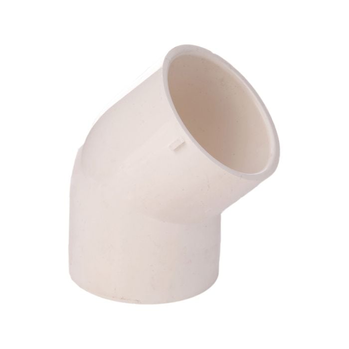 Marley 100mm 45° PVC Pressure Plain Elbow