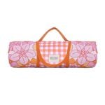 Splosh Reusable Picnic Retro Floral Rug w/ Handle 194x148cm