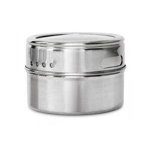 150g Magnetic Spice Jar Stainless Steel Tin - Herb Seasoning Storage Container