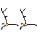 2PK Hercules Alto/Tenor Saxophone Stand w/ Bag