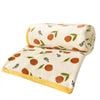 Catzon 150x200cm Flannel Blanket Soft Warm Printed For Sofa And Bed-tulip