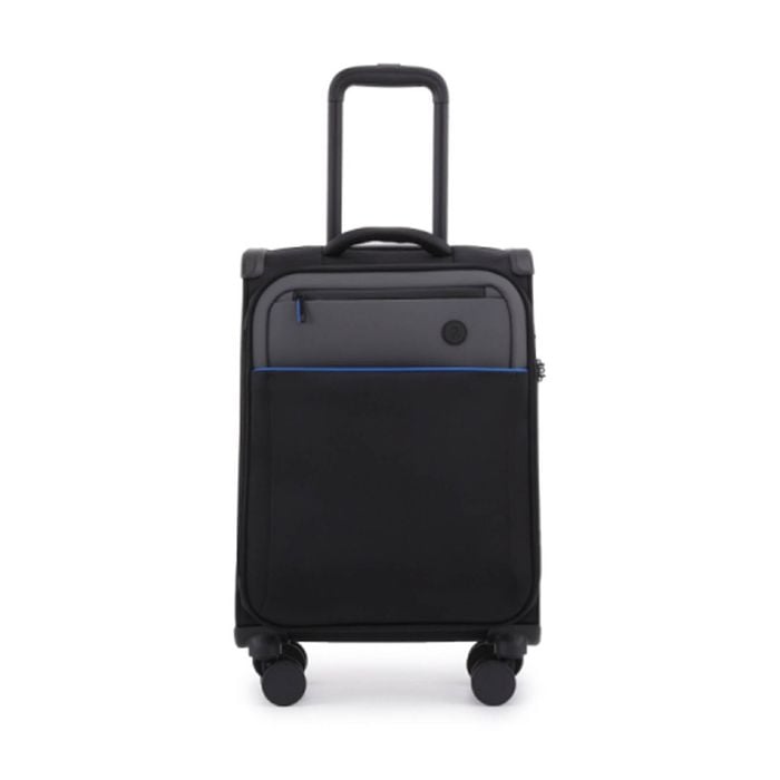 Paklite Outline Small Travel Luggage Spinner Wheels Suitcase 43l Black/blue
