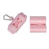 Happy Tails Pink Bone Waste Bag Dispenser With 3 Bags