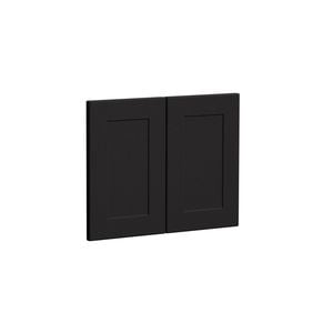 Kaboodle 600mm Black Olive Alpine Farmhouse Sink Doors - 2 Pack
