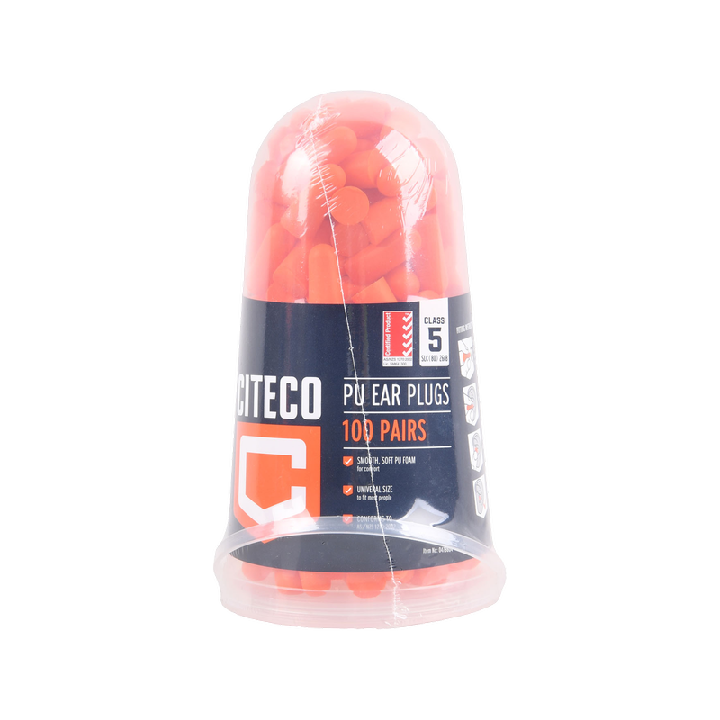 Class 5 Ear Plugs - 100 Pack Dispenser
