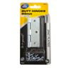 Lane 85 x 60 x 1.6mm Zinc Plated Fixed Pin Durasmooth Butt Hinge - 2 Pack