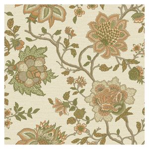 Regan Orange Sage Wallpaper 53cm x 10.05m