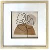 Frankie & Me Shadow Square Picture Frame Home/Office Photo Decor 4cm Oak