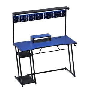 Advwin 120cm Computer Desk Computer Table Gaming Table Study Desk For Home Office Workstation, Black