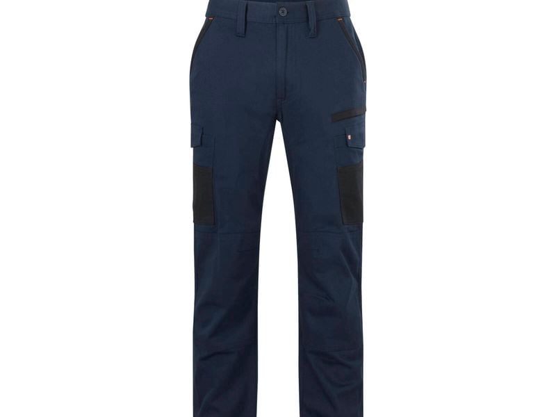 Size 87R Navy Cargo Cotton Stretch Pant