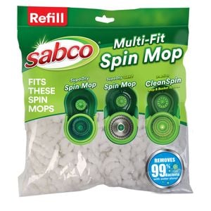 Sabco Spin Mop Multi-Fit Refill