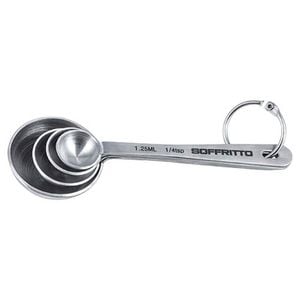 A Series Stainless Steel Measure Spoons - Set Of 4 Soffritto