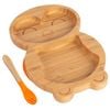 Tiny Dining Bamboo Penguin Baby Weaning Plate & Fork Set