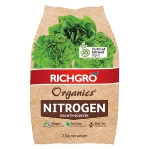 Richgro 2.5kg Organics Nitrogen Growth Booster