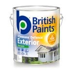 British Paints 4 Seasons Semi Gloss White Exterior Paint - 4L