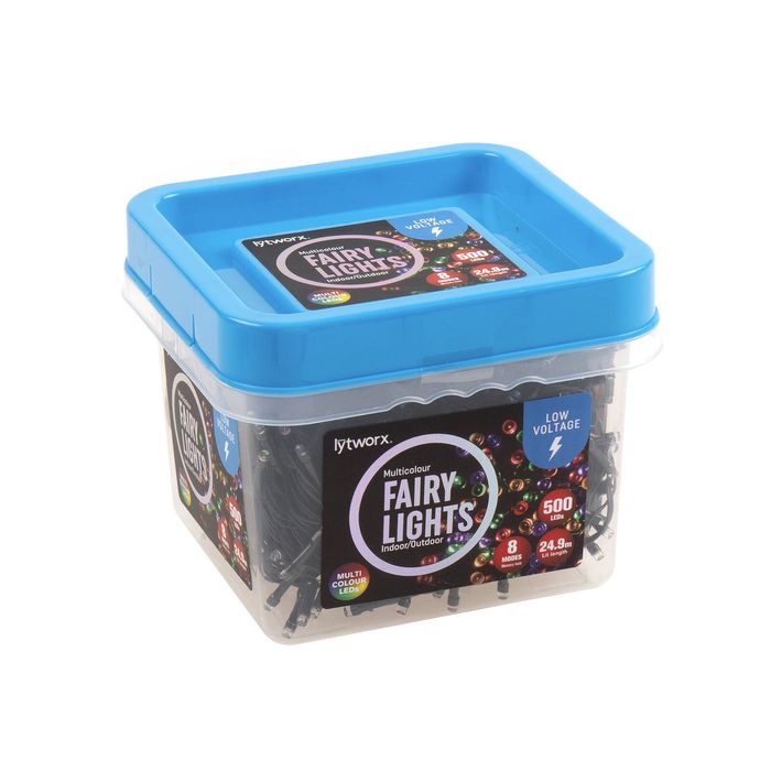 Lytworx Low Voltage Multicolour Fairy Lights Pk500