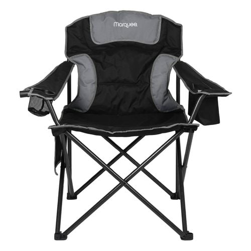 Marquee 130kg Black King Camping Chair Bunnings Australia