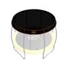 Kahuna 14ft-08 Pole Trampoline Roof Shade Cover