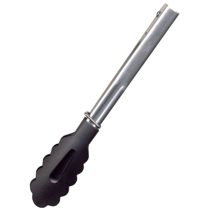 Cuisena 30cm Stainless Steel Tongs w/ Nylon Head - Black