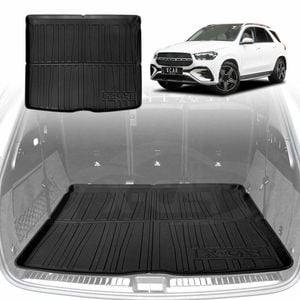 Boot Liner for Mercedes-Benz GLE 7 Seater 2018-Onwards Heavy Duty Cargo Trunk Cover Mat Tray