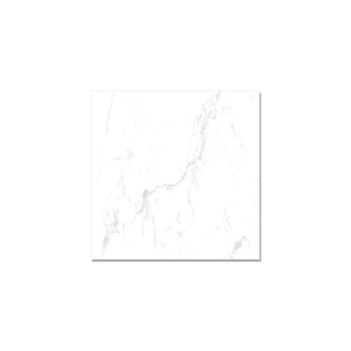 Johnson Tiles 300 x 300mm Carrara Statuari Ceramic Floor Tile - Carton of 15