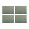 4pk Maxwell & Williams 43x30 Cm Table Accents Leather Look Cowhide Placemat Sage