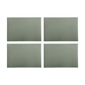 4pk Maxwell & Williams 43x30 Cm Table Accents Leather Look Cowhide Placemat Sage