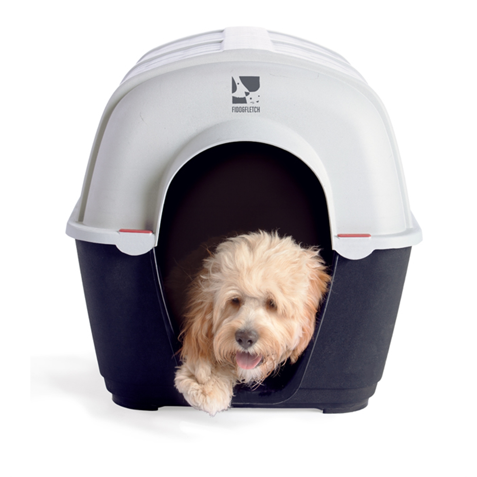 Fido Fletch Medium Plastic Dog Kennel Bunnings Australia