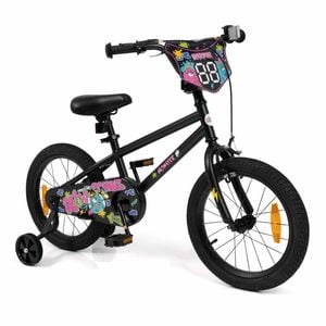 Costway 40cm Kid Bike Adjustable Bicycle Training Wheel Balance Black