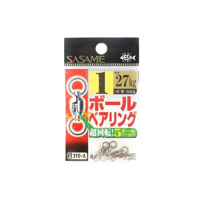 Sasame 310A Stainless Steel Ball Bearing Fishing Swivel 1