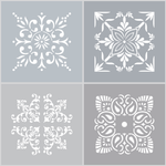 Hanwood 305 x 305mm Medina Vinyl Tile - 1.86m² Per Pack