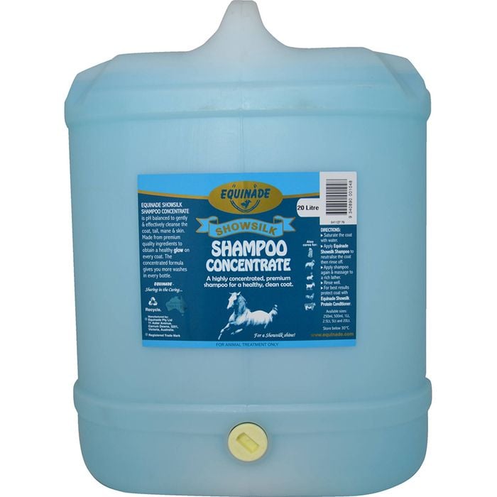 Equinade Showsilk Concentrate Quality Shampoo for Animal Treatment 20L