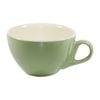 Brew Cappuccino Cups Sage/white 220ml - 6 Pack