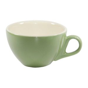Brew Cappuccino Cups Sage/white 220ml - 6 Pack