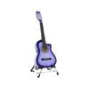 38in Pro Cutaway Acoustic Guitar with guitar bag - Purple Burst