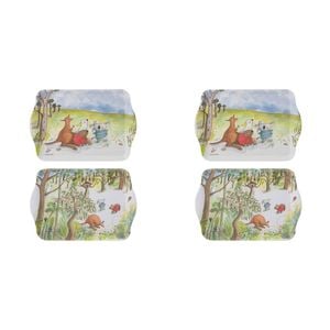 2x 2pc Ashdene Barney Gumnut Bushland Serving Platter Scatter Tray
