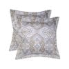 CottonMore A Pair of 100% Cotton Sateen Square Cushion Covers