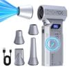 Catzon 4 Speeds Compressed Air Duster 120000RPM Mini Turbo Violent Fan-Silver